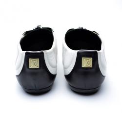 Pre Owned Louis Vuitton Black and White Sneakers size 43.5