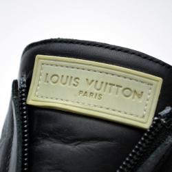 Pre Owned Louis Vuitton Black and White Sneakers size 43.5