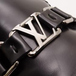 مملوكة مسبقًا Louis Vuitton Black Leather Monte Carlo Loafers Size 40