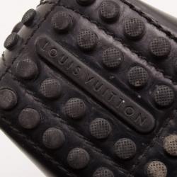 مملوكة مسبقًا Louis Vuitton Black Leather Monte Carlo Loafers Size 40