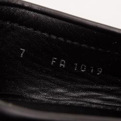 مملوكة مسبقًا Louis Vuitton Black Leather Monte Carlo Loafers Size 40