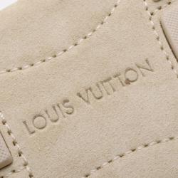 مملوكة مسبقًا Louis Vuitton Cream Suede Monte Carlo Driving Loafers Size 41