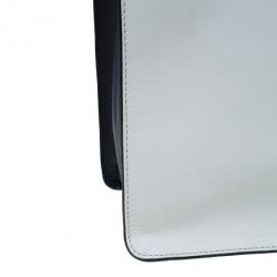 مملوكة مسبقًا Marc by Marc Jacobs White and Black Leather Tote