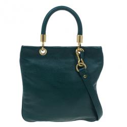 Pre Owned حقيبة مارك باي مارك جاكوبس جلد أخضر تو هوت تو هاندل كروس