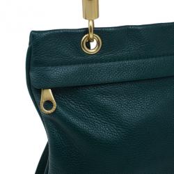 Pre Owned حقيبة مارك باي مارك جاكوبس جلد أخضر تو هوت تو هاندل كروس