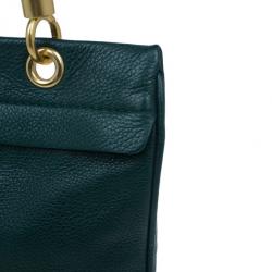 Pre Owned حقيبة مارك باي مارك جاكوبس جلد أخضر تو هوت تو هاندل كروس