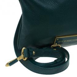 Pre Owned حقيبة مارك باي مارك جاكوبس جلد أخضر تو هوت تو هاندل كروس