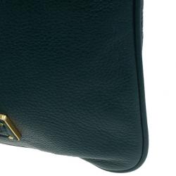 Pre Owned حقيبة مارك باي مارك جاكوبس جلد أخضر تو هوت تو هاندل كروس