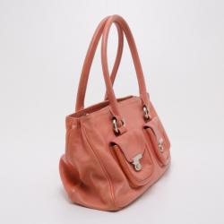 Pre Owned Marc Jacobs Peach Satchel Bag 