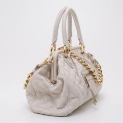Pre Owned Marc Jacobs White Stam 