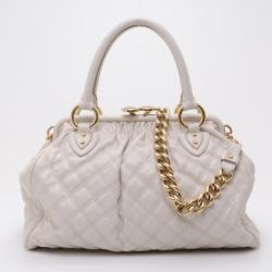 Pre Owned Marc Jacobs White Stam 