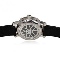 مملوكة مسبقًا Martin Braun Grand Prix Stainless Steel Leather Automatic Mens Wristwatch 42 MM