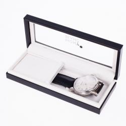MontBlanc White Stainless Steel Star Men's Wristwatch 40 MM
