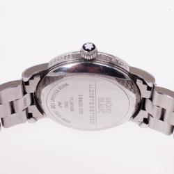 Montblanc White Stainless Steel Star Men's Wristwatch 40 MM
