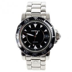 Montblanc Black Stainless Steel Sport XXL Automatic Steel Men's Wristwatch 38MM