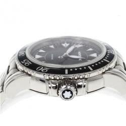 Montblanc Black Stainless Steel Sport XXL Automatic Steel Men's Wristwatch 38MM