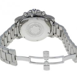 Montblanc Black Stainless Steel Sport XXL Men's Wristwatch 41MM