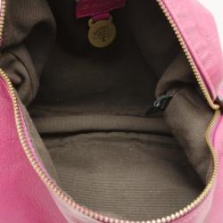 Pre Owned Mulberry Angelica Pink Nappa Small Shoulder Bag