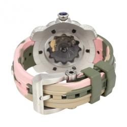 مملوكة مسبقًا Nubeo Camo-Jellyfish SS Womens Diving Womens Watch 36 MM