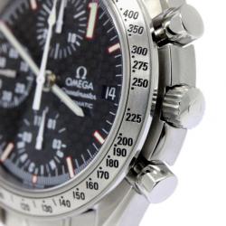 Pre Owned Omega Stainless Steel Speedmaster Michael Schumacher Men's Wristwatch 39MM