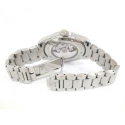 Pre Owned Omega Aqua Terra SS Silver Mens Wristwatch 