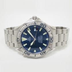 Pre Owned Omega Seamaster Helium Escapement SS Blue Mens Wristwatch 41 MM