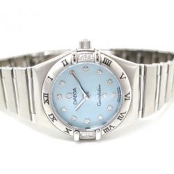 Pre Owned Omega Constellation 12P Diamond Ladies Wristwatch SS