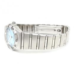 Pre Owned Omega Constellation 12P Diamond Ladies Wristwatch SS