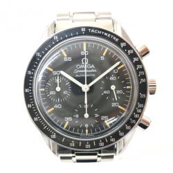 Omega Speedmaster SS Black Mens Wristwatch  