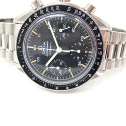 Omega Speedmaster SS Black Mens Wristwatch  