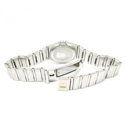 Pre Owned Omega Constellation Mini 12P Diamond Ladies Wristwatch