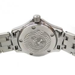 Omega Seamaster 120m Wristwatch Shell Silver Ladies 