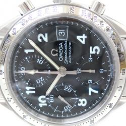 Pre Owned Omega Speedmaster Date Limited Edition Japan Wristwatch Black