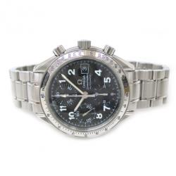 Pre Owned Omega Speedmaster Date Limited Edition Japan Wristwatch Black