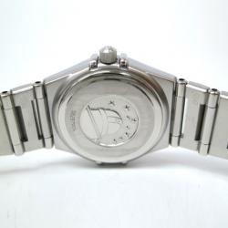 Omega Constellation Diamond Bezel Wristwatch SS Shell Ladies