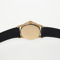 Patek Philippe 18 K Yellow Gold Calatrava Vintage Mens Wristwatch 33 MM