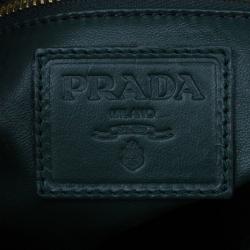 Pre Owned Prada Multicolored Nappa Stripes Tote