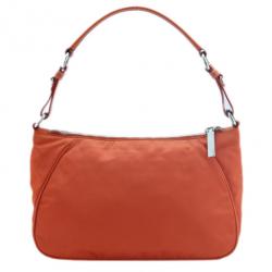 مملوكة مسبقًا Prada Orange Nylon Shoulder Bag 