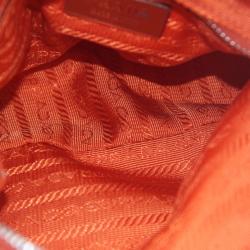 مملوكة مسبقًا Prada Orange Nylon Shoulder Bag 