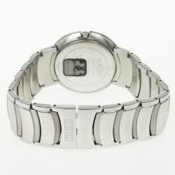 مملوكة مسبقًا Rado Centrix Jubile Stainless Steel Quartz Mens Wristwatch 34 MM