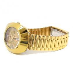 Rado DiaStar SS Gold Plated Diamond Mens Wristwatch