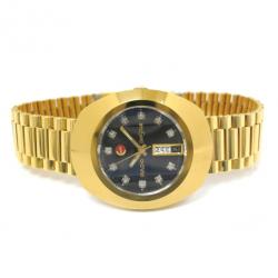 Pre Owned Rado Diastar Gold Plated SS Diamond Mens Wristwatch