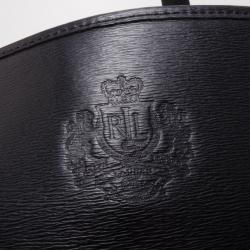 Pre Owned Ralph Lauren Black Classic Tote and Wallet