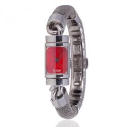 Rama Swiss Watch Diamond Heart Rotating Case SS Womens Wristwatch 15 MM