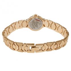 مملوكة مسبقًا Rama Swiss Watch GoldPlated SS Womens Wristwatch 24 MM