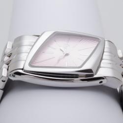 Roberto Cavalli Stainless Steel Case and Bracelet Pink Dial