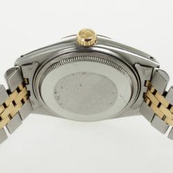 Pre Owned Rolex DateJust 18 K Yellow Gold Oyster SS Mens Wristwatch 36 MM
