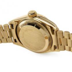 Pre Owned Rolex Ladies 18K President Oyster Perpetual Datejust Watch