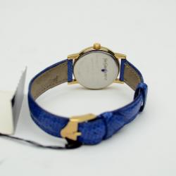 Pre Owned Yves Saint Laurent Gold Plated Blue Classic Collection Ladies Wristwatch
