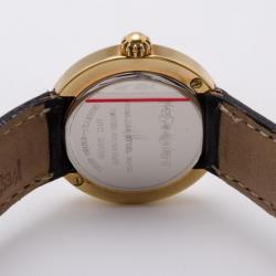 مملوكة مسبقًا Yves Saint Laurent Gold Plated Two Toned Dial Ladies Wristwatch